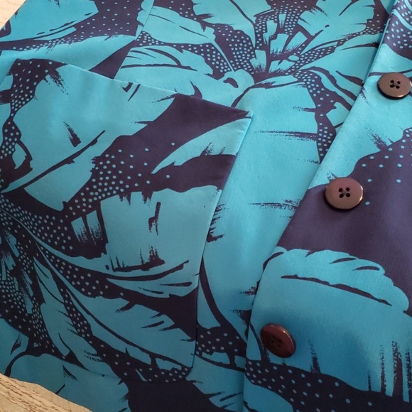 Ellen Tracy silk blazer - Picture 4 of 5